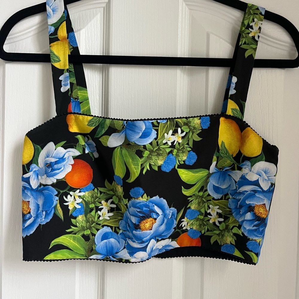 Borgo De Nor Didi Floral Crop Top